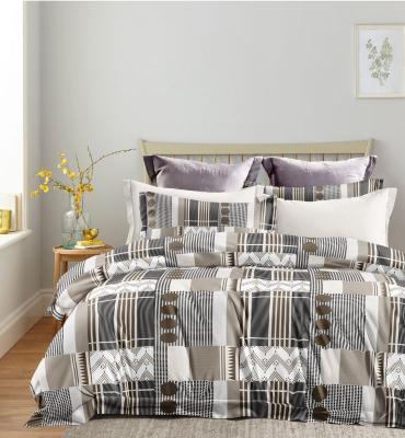 Siara 108X108(9ftX9ft) King size pure glacé cotton premium bedsheets wholesale