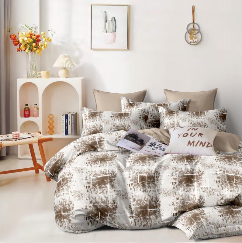 Siara 108X108(9ftX9ft) King size pure glacé cotton premium bedsheets wholesale