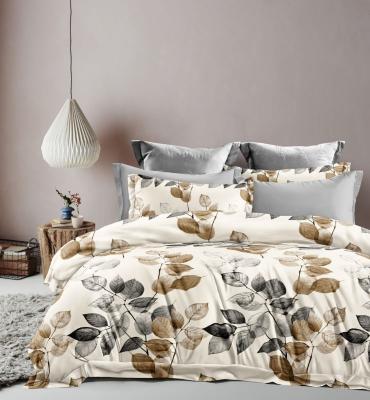 Siara 108X108(9ftX9ft) King size pure glacé cotton premium bedsheets wholesale