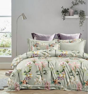 Siara 108X108(9ftX9ft) King size pure glacé cotton premium bedsheets wholesale