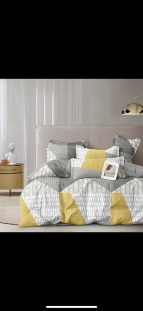 Siara 108X108(9ftX9ft) King size pure glacé cotton premium bedsheets wholesale