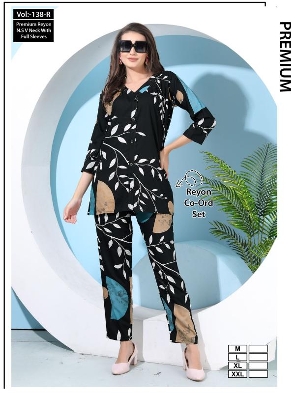 Summer Special CORD SET VOL.JC 138 R catalog night dress