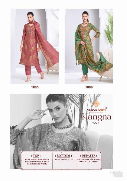 Suryajyoti Kangana Vol-1 – Dress Material - Wholesale Catalog