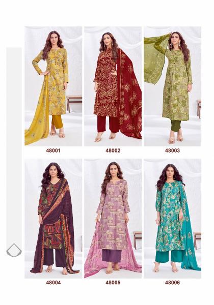 Suryajyoti Naisha Vol-48 – Dress Material - Wholesale Catalog
