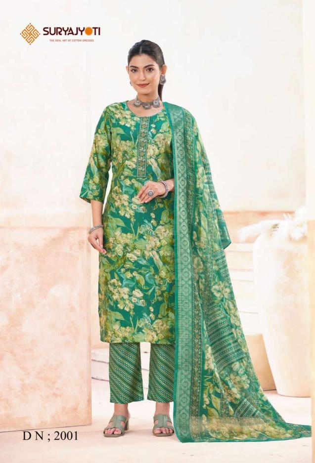 Suryajyoti Nayantara Vol-2 – Kurti Pant With Dupatta - Wholesale Catalog
