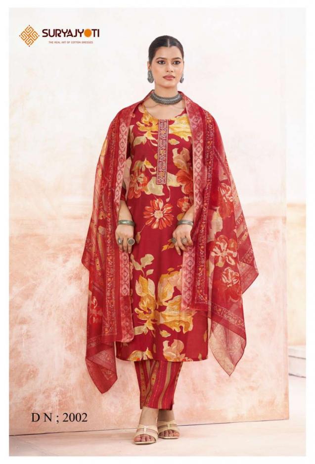 Suryajyoti Nayantara Vol-2 – Kurti Pant With Dupatta - Wholesale Catalog