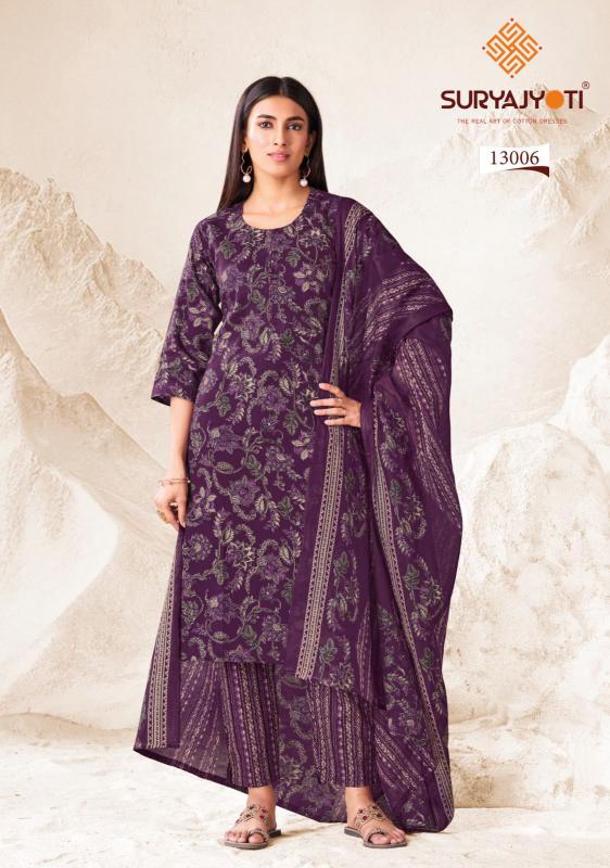 Suryajyoti Preyasi Vol-13 – Kurti Pant With Dupatta - Wholesale Catalog