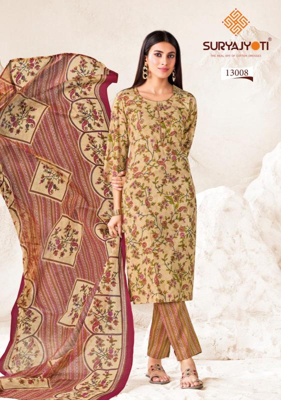 Suryajyoti Preyasi Vol-13 – Kurti Pant With Dupatta - Wholesale Catalog