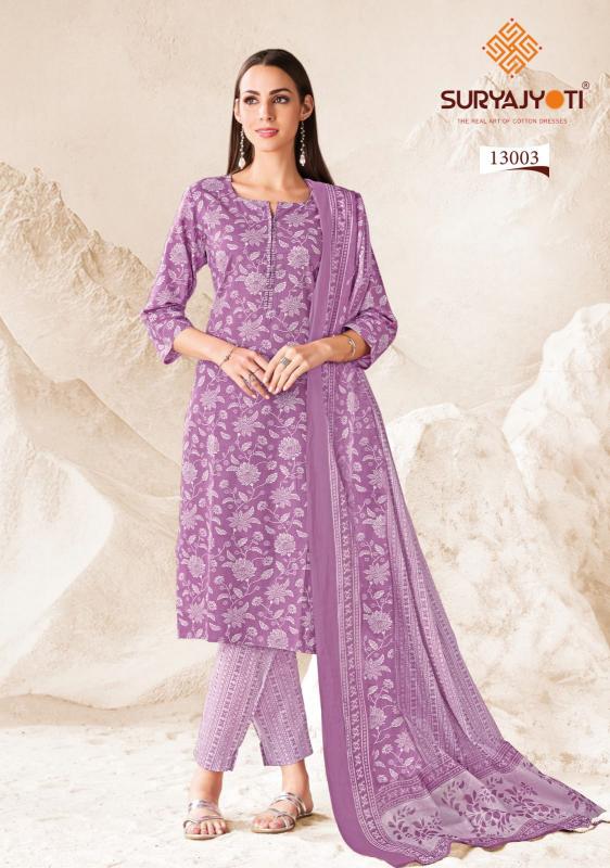 Suryajyoti Preyasi Vol-13 – Kurti Pant With Dupatta - Wholesale Catalog