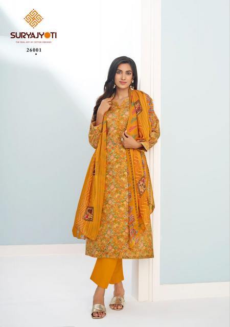 Suryajyoti Suhana Vol-26 – Dress Material - Wholesale Catalog