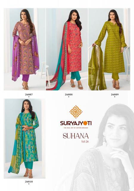 Suryajyoti Suhana Vol-26 – Dress Material - Wholesale Catalog