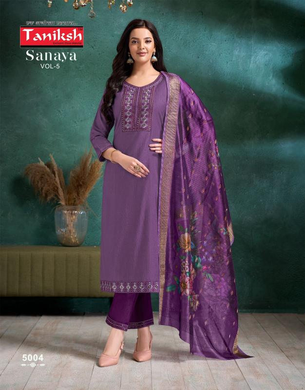 Taniksh Sanaya vol 5 catalog indian fusion kurtis