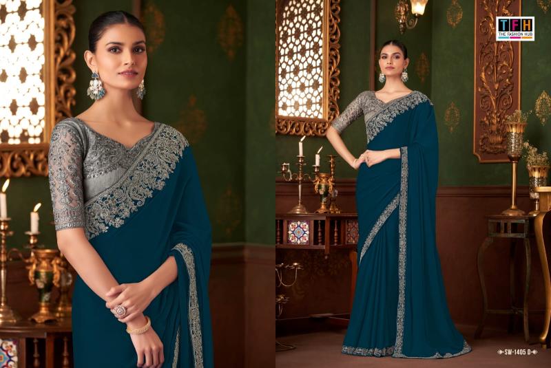 Tfh Sandalwood Sw 1405 Hits catalog surat saree kalyan