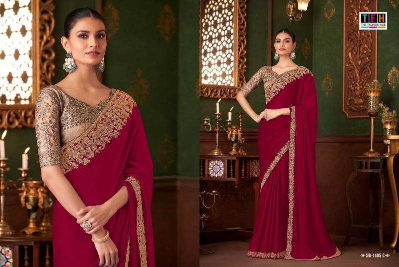 Tfh Sandalwood Sw 1405 Hits catalog surat saree kalyan