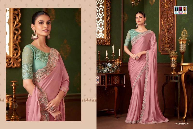 Tfh Sandalwood Sw 1417 Hits catalog surat saree manufacturer list 