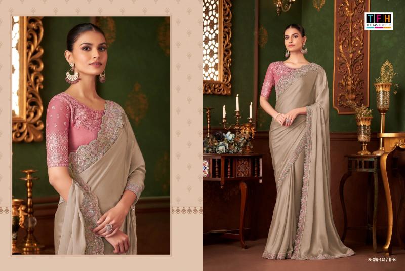 Tfh Sandalwood Sw 1417 Hits catalog surat saree manufacturer list 
