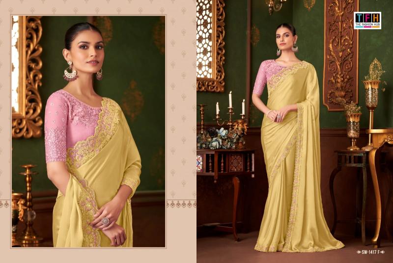 Tfh Sandalwood Sw 1417 Hits catalog surat saree manufacturer list 