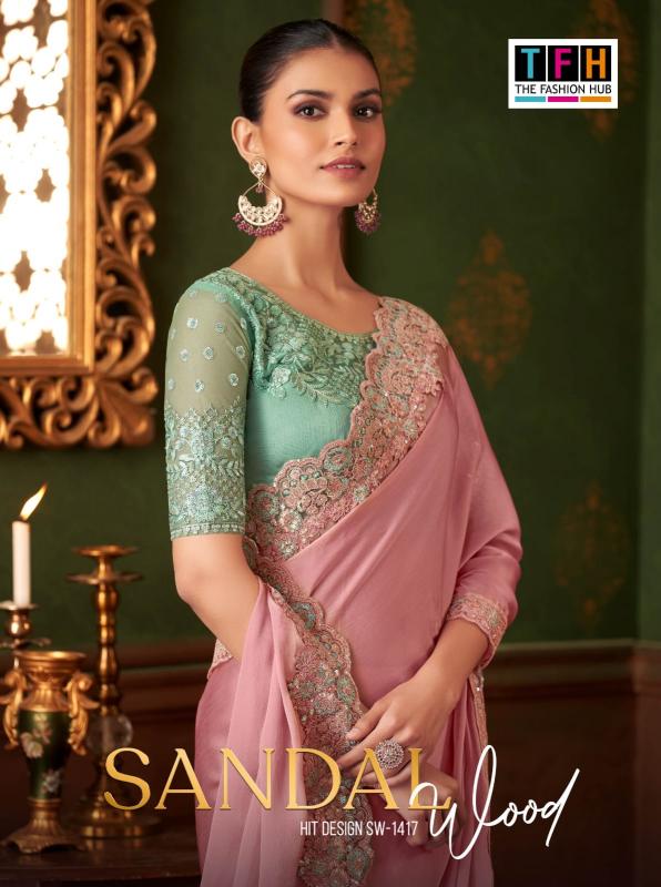 Tfh Sandalwood Sw 1417 Hits catalog surat saree manufacturer list 