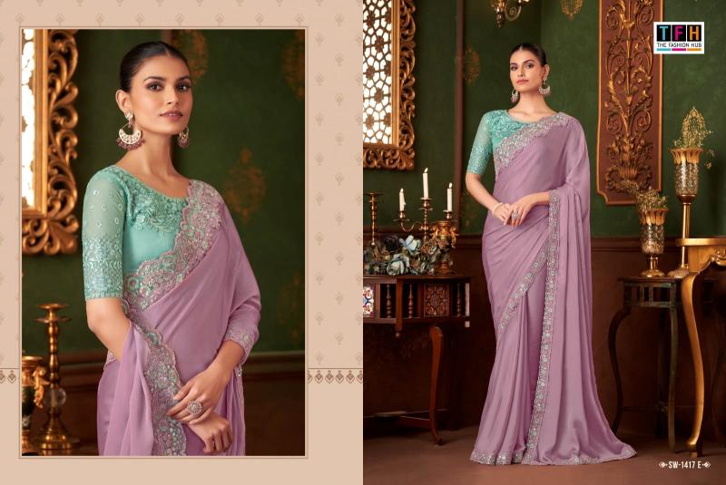 Tfh Sandalwood Sw 1417 Hits catalog surat saree manufacturer list 