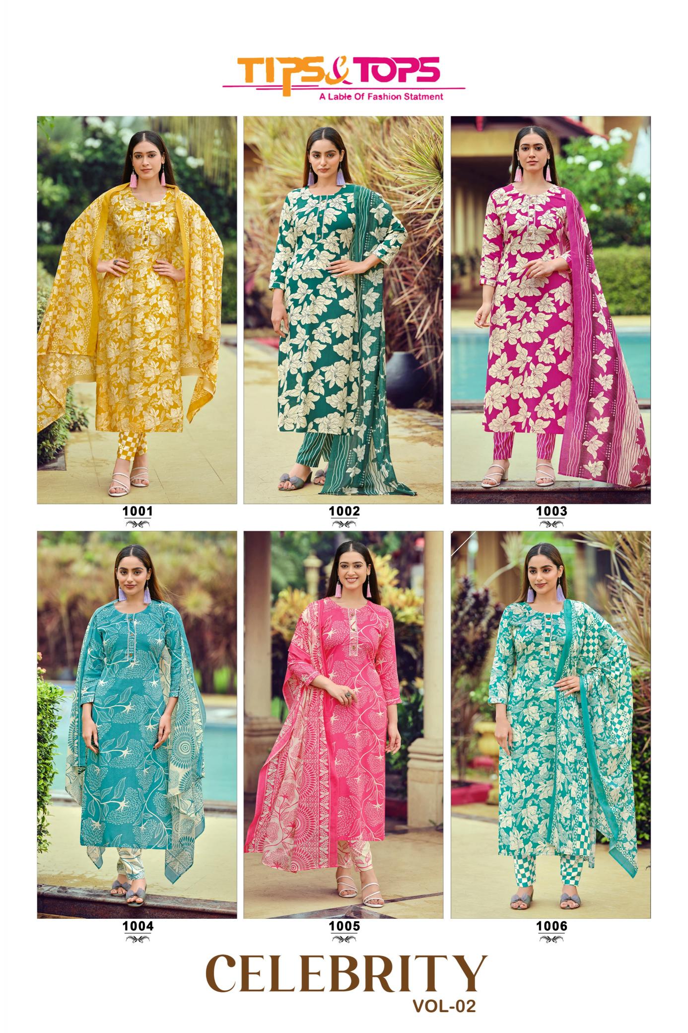 Tips & Tops Celebrity vol 2 catalog buy womens kurtis online india