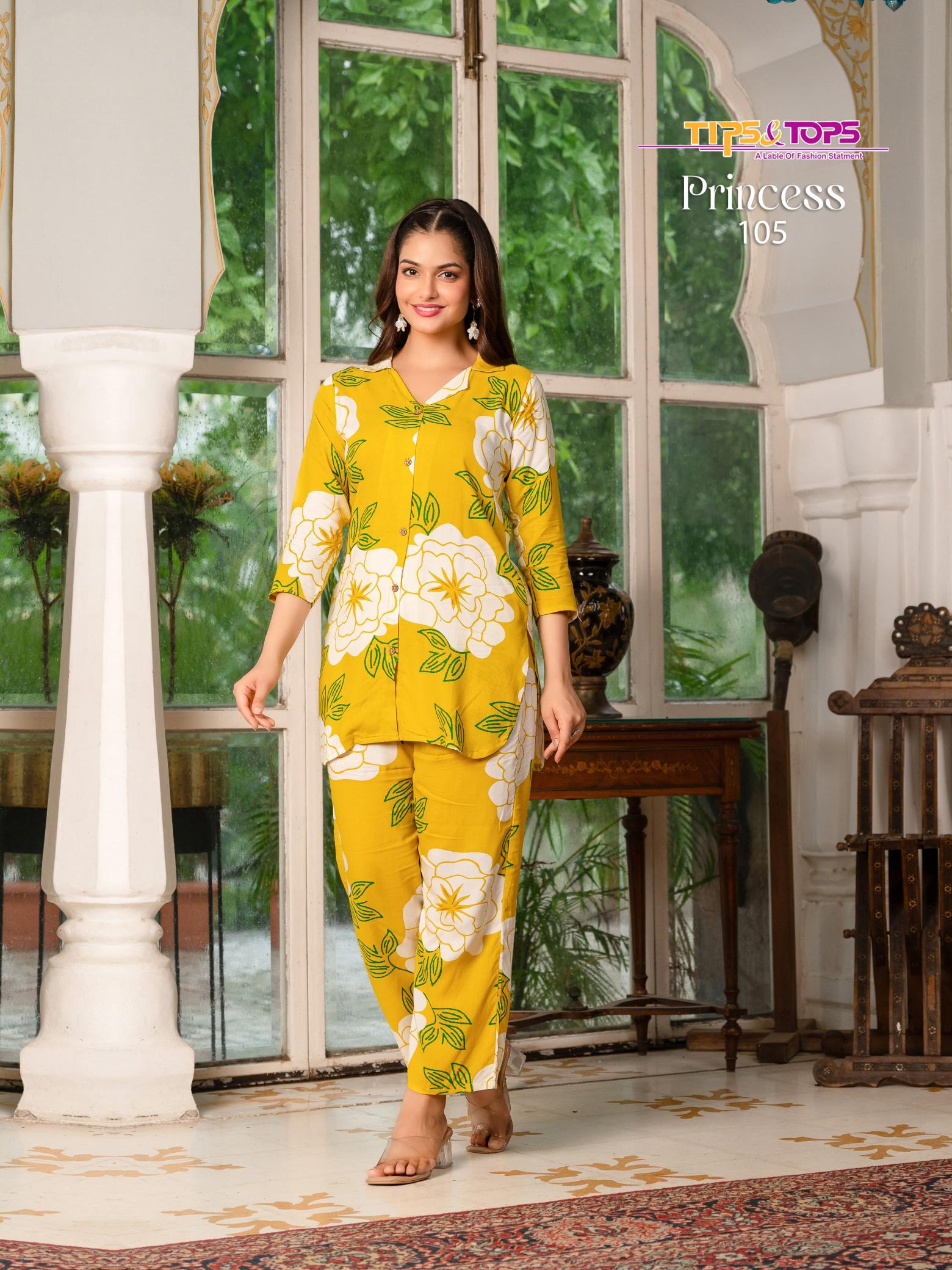 Tips & Tops Princess catalog reyon co ord sets wholesale