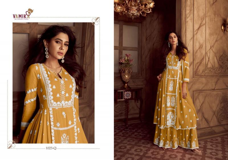 Vamika Lakhnavi Vol 4 Dark Color (D.NO.1023P To 1023T) catalog biggest kurti manufacturer in india