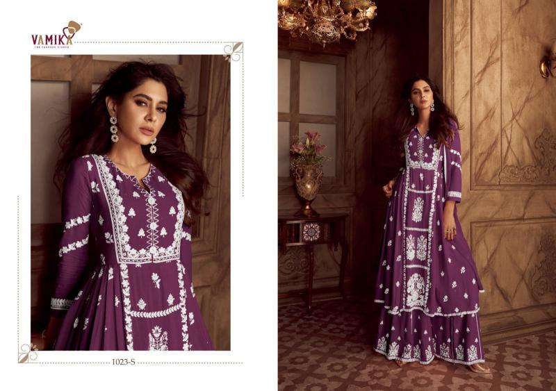 Vamika Lakhnavi Vol 4 Dark Color (D.NO.1023P To 1023T) catalog biggest kurti manufacturer in india