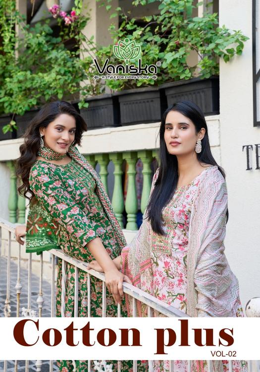 Vaniska Cotton Plus vol 2 catalog pakistani kurti online india