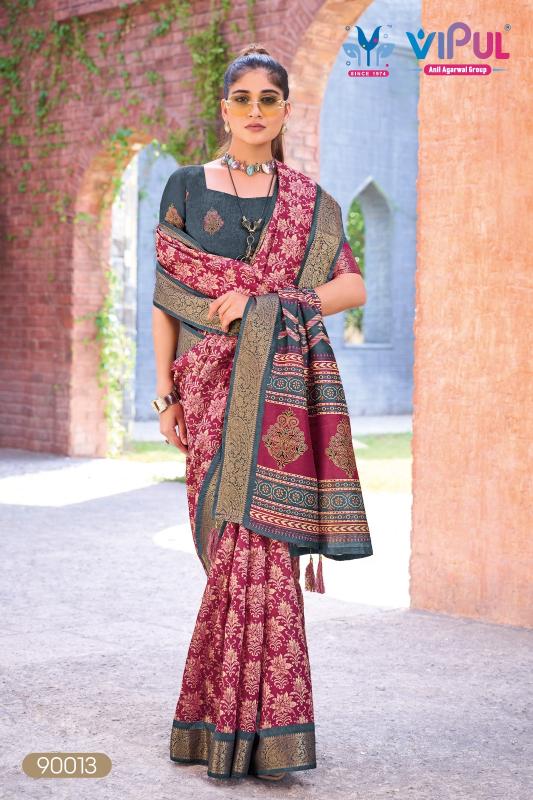 Vipul Kashmir beauty catalog surat ki saree price