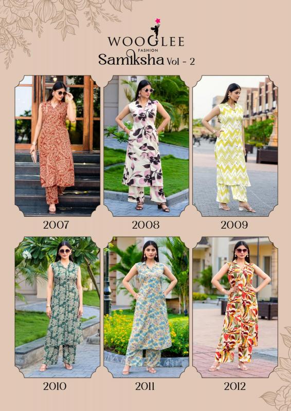 Wooglee Samiksha Vol 2 Catalog coord set women under ₹1000