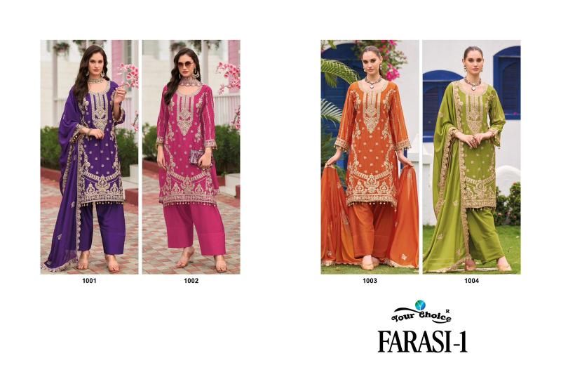 Your Choice Farasi vol 1 catalog wholesale pakistani designer salwar kameez