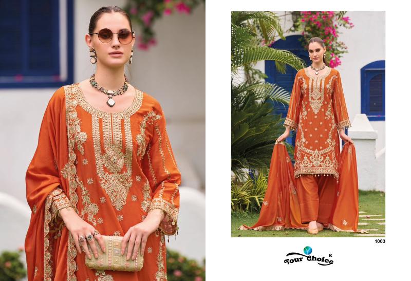 Your Choice Farasi vol 1 catalog wholesale pakistani designer salwar kameez