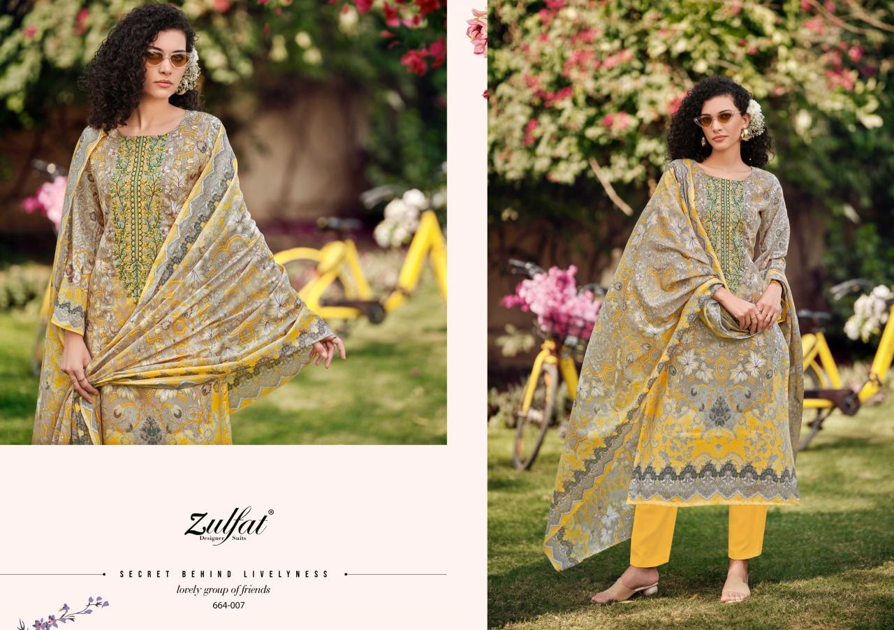 Zulfat Gulnaaz Vol 6 catalog catalogue dress materials wholesale surat
