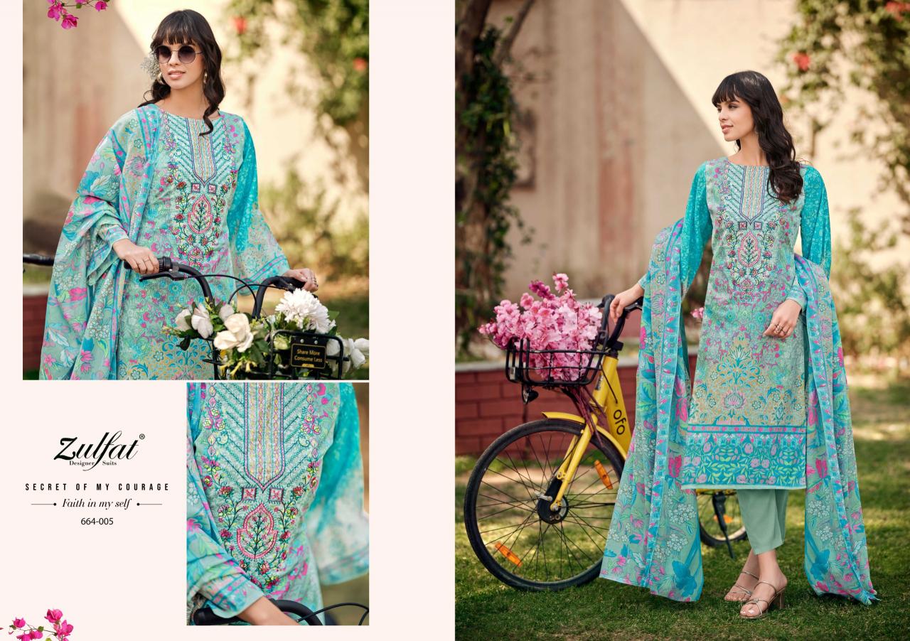 Zulfat Gulnaaz Vol 6 catalog catalogue dress materials wholesale surat
