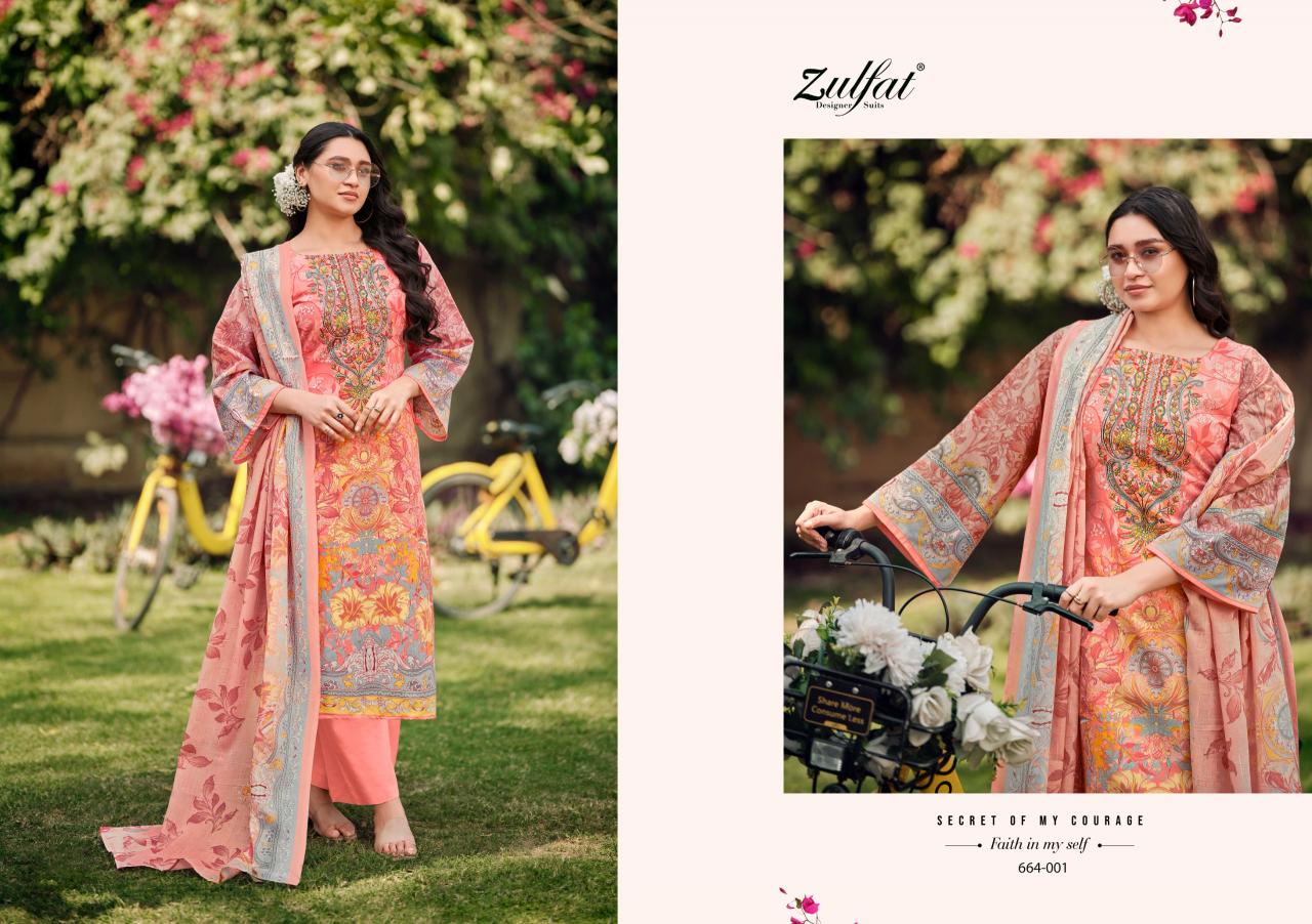 Zulfat Gulnaaz Vol 6 catalog catalogue dress materials wholesale surat